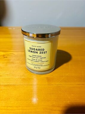 (3/$10) Bath & Body Works Sugared Lemon Zest Candle - single wick